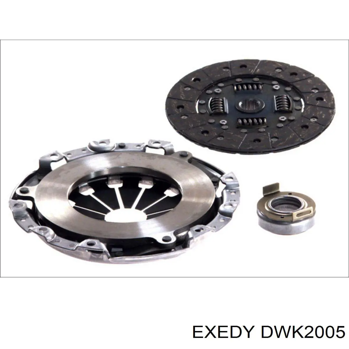 DWK2005 Exedy комплект зчеплення (3 частини)