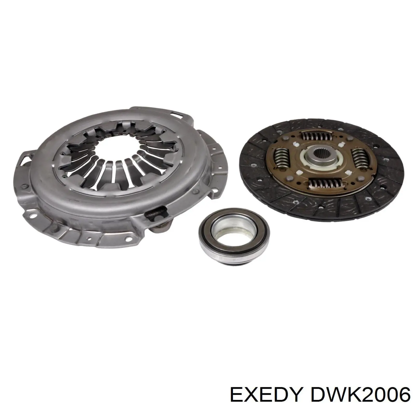 DWK2006 Exedy комплект зчеплення (3 частини)