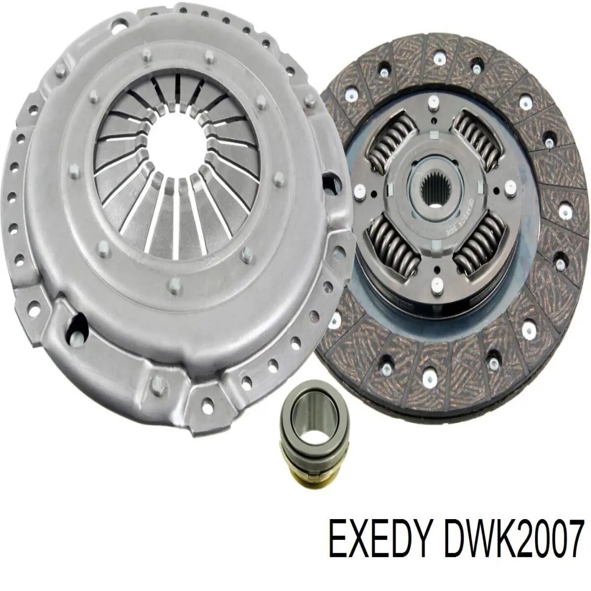 Комплект зчеплення (3 частини) Exedy DWK2007 ціна, від 99.73 USD