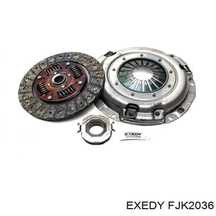 Комплект зчеплення (3 частини) Exedy FJK2036 ціна, від 246.41 USD