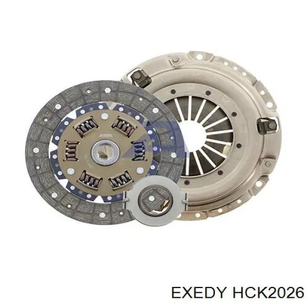 Комплект зчеплення (3 частини) Exedy HCK2026 ціна, від 122.05 USD