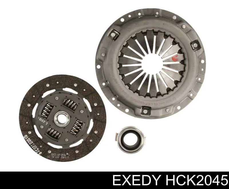 Комплект зчеплення (3 частини) Exedy HCK2045 ціна, від 222.75 USD