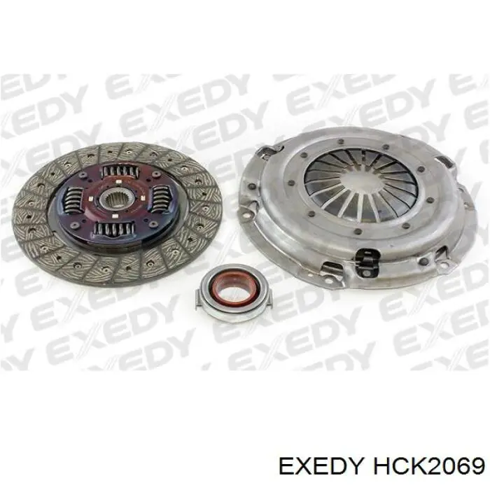 Комплект зчеплення (3 частини) Exedy HCK2069 ціна, від 316.15 USD