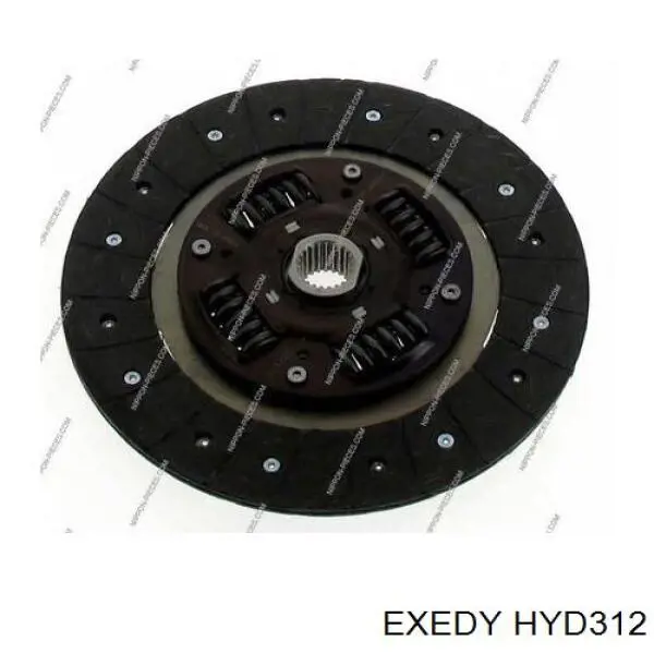 Зчеплення Exedy HYD312 ціна, від 54.39 USD