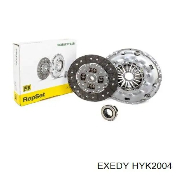 Комплект зчеплення (3 частини) Exedy HYK2004 ціна, від 64.52 USD