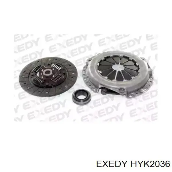 Комплект зчеплення (3 частини) Exedy HYK2036 ціна, від 118.40 USD