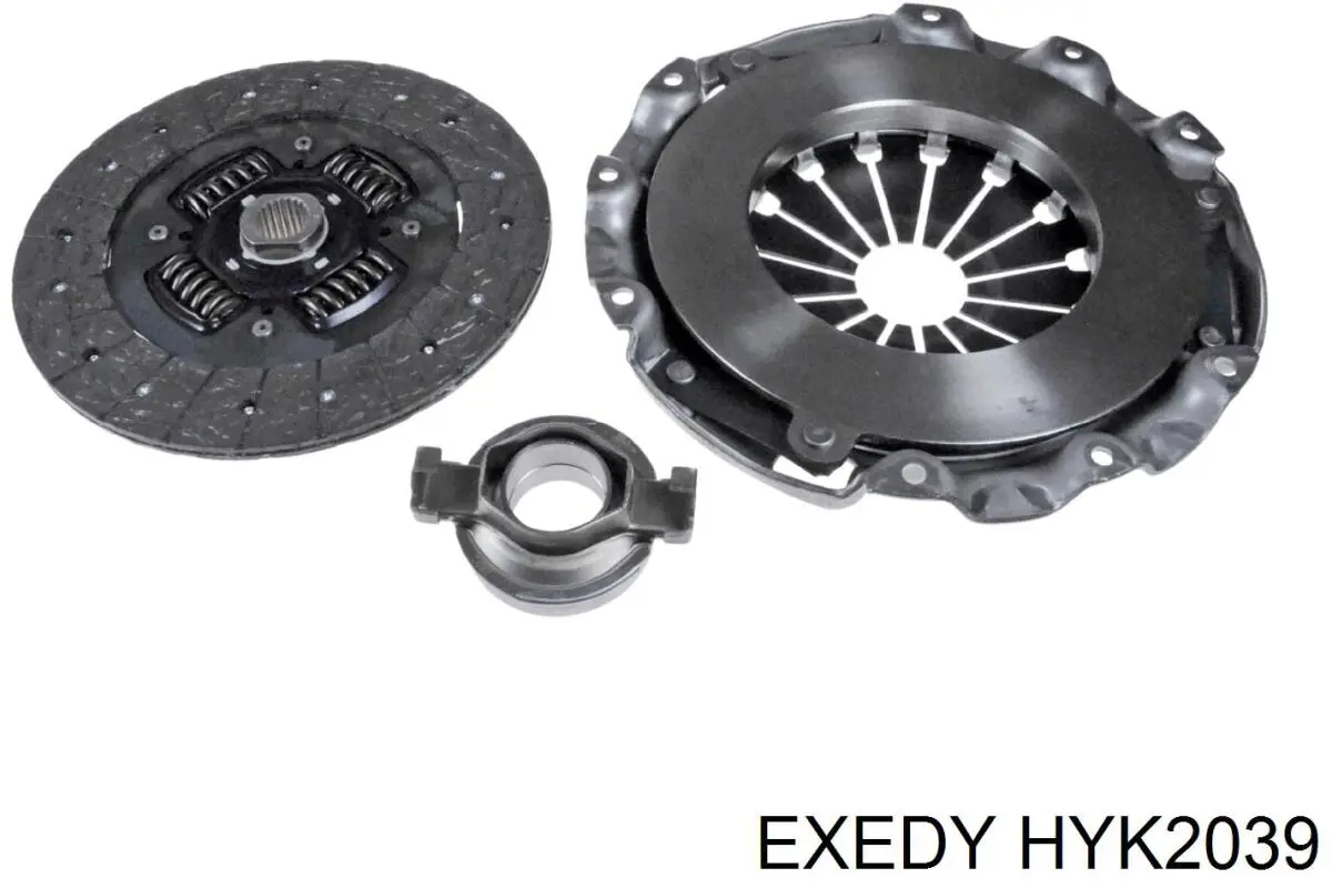 Комплект зчеплення (3 частини) Exedy HYK2039 ціна, від 145.81 USD
