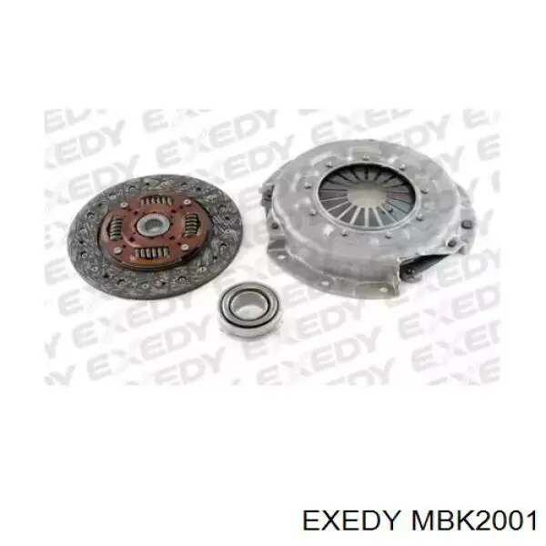 Комплект зчеплення (3 частини) Exedy MBK2001 ціна, від 94.70 USD