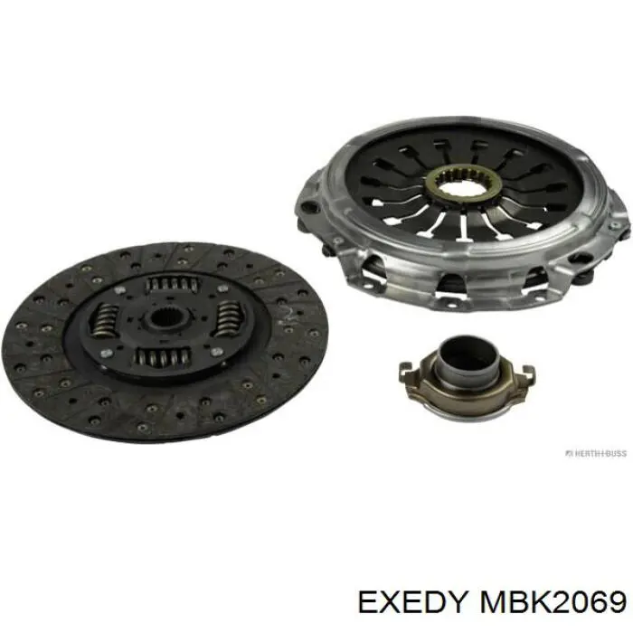 MBK2069 Exedy Зчеплення в зборі