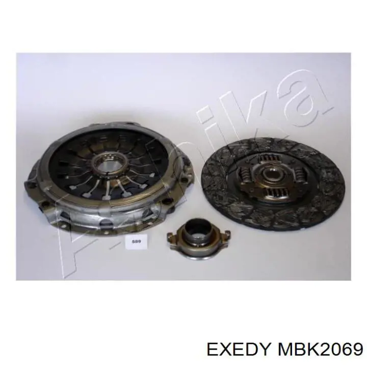 Комплект зчеплення (3 частини) Exedy MBK2069 ціна, від 264.54 USD