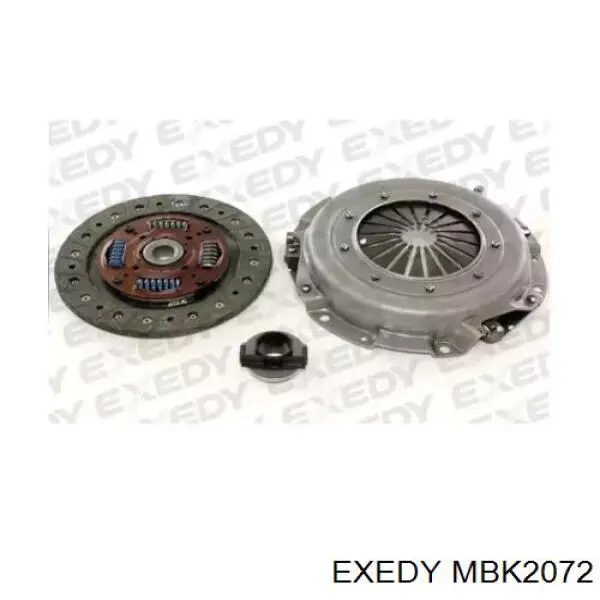 Комплект зчеплення (3 частини) Exedy MBK2072 ціна, від 96.74 USD