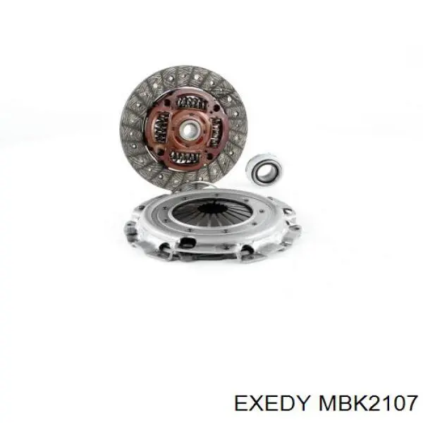 Комплект зчеплення (3 частини) Exedy MBK2107 ціна, від 308.68 USD