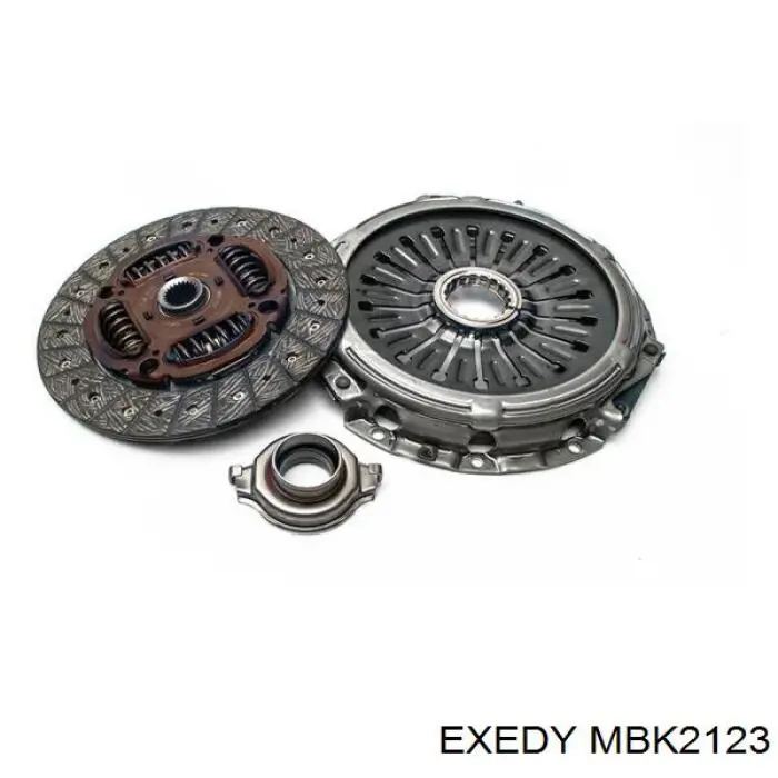 Комплект зчеплення (3 частини) Exedy MBK2123 ціна, від 455.41 USD