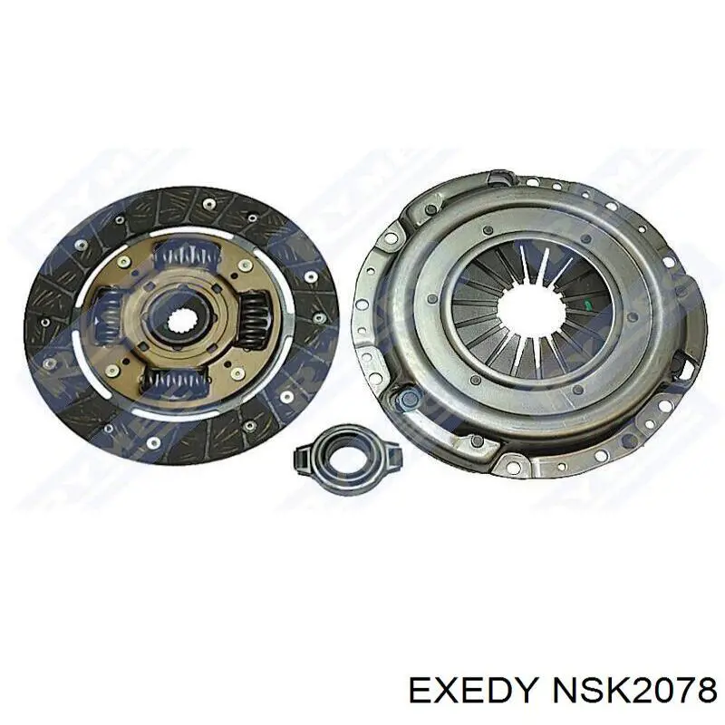 NSK2078 Exedy комплект зчеплення (3 частини)