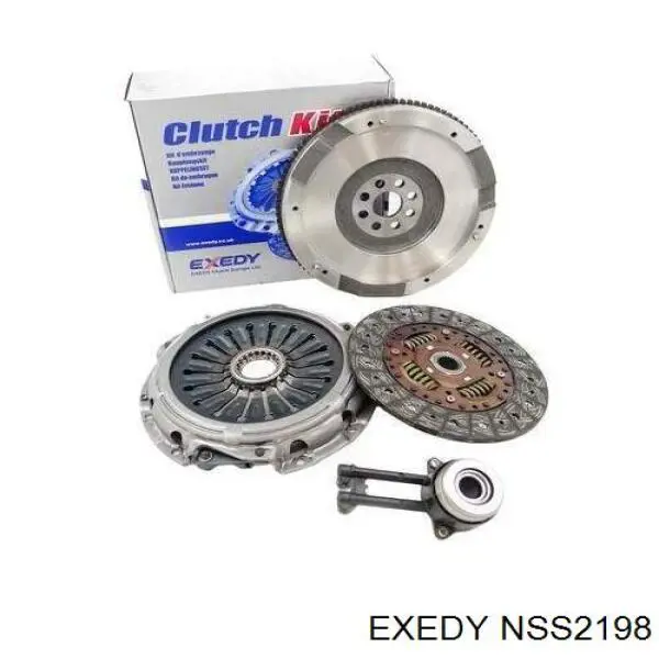 Комплект зчеплення (3 частини) Exedy NSS2198 ціна, від 156.68 USD