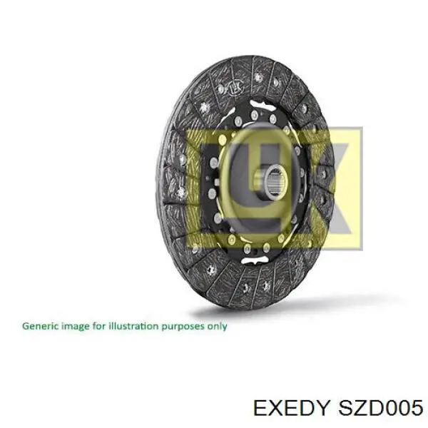 Диск зчеплення ведений NKK F38005