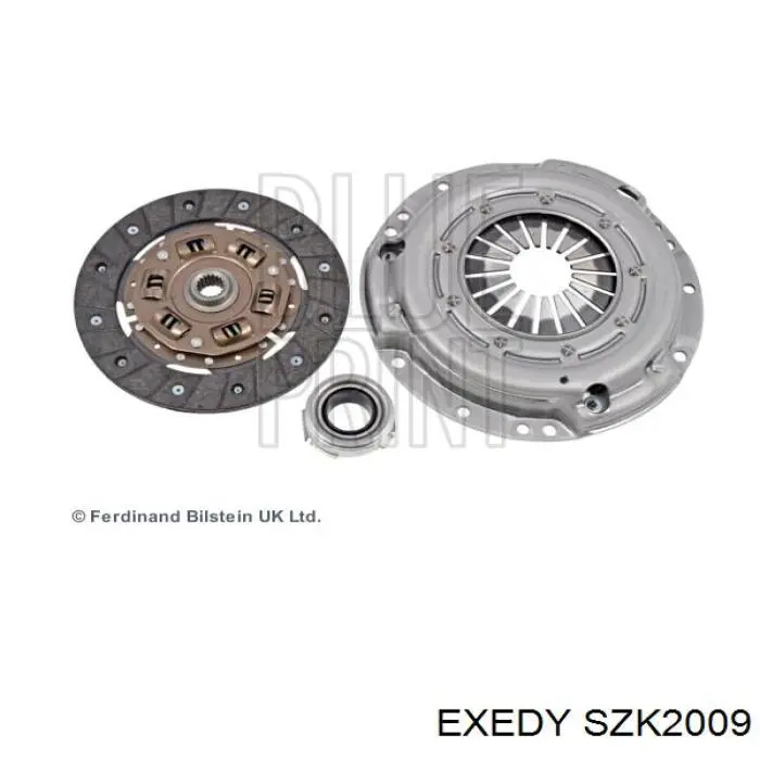 SZK2009 Exedy комплект зчеплення (3 частини)