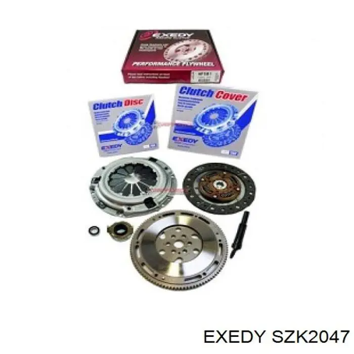 Комплект зчеплення (3 частини) Exedy SZK2047 ціна, від 131.97 USD