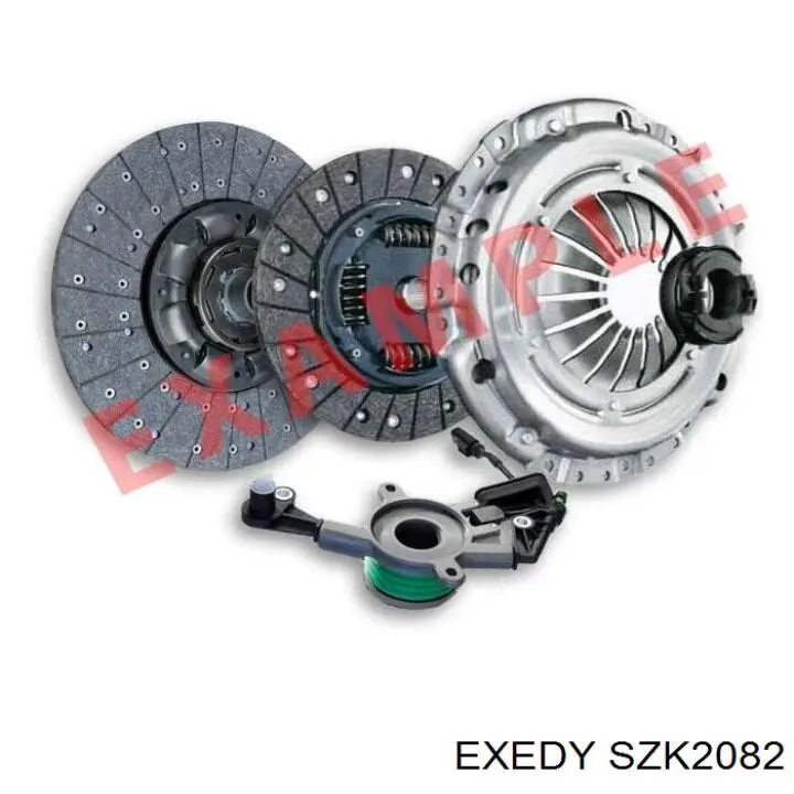 Комплект зчеплення (3 частини) SZK2082 Exedy