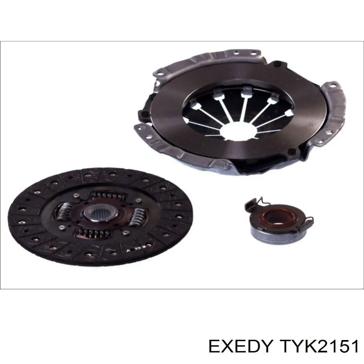 Комплект зчеплення (3 частини) Exedy TYK2151 ціна, від 82.02 USD