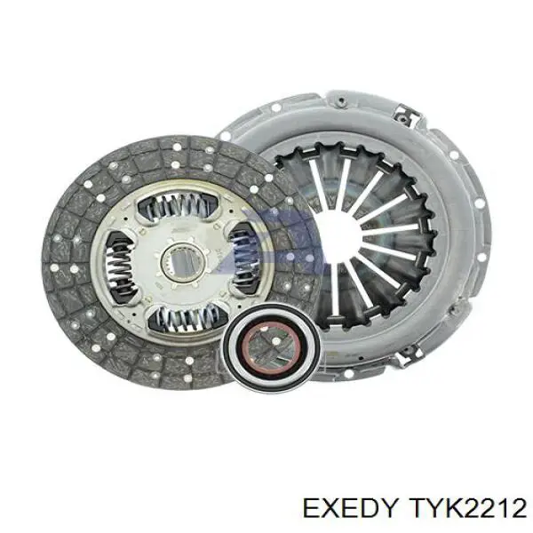 Комплект зчеплення (3 частини) TYK2212 Exedy