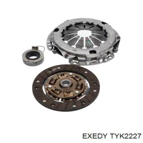 Комплект зчеплення (3 частини) Exedy TYK2227 ціна, від 88.29 USD