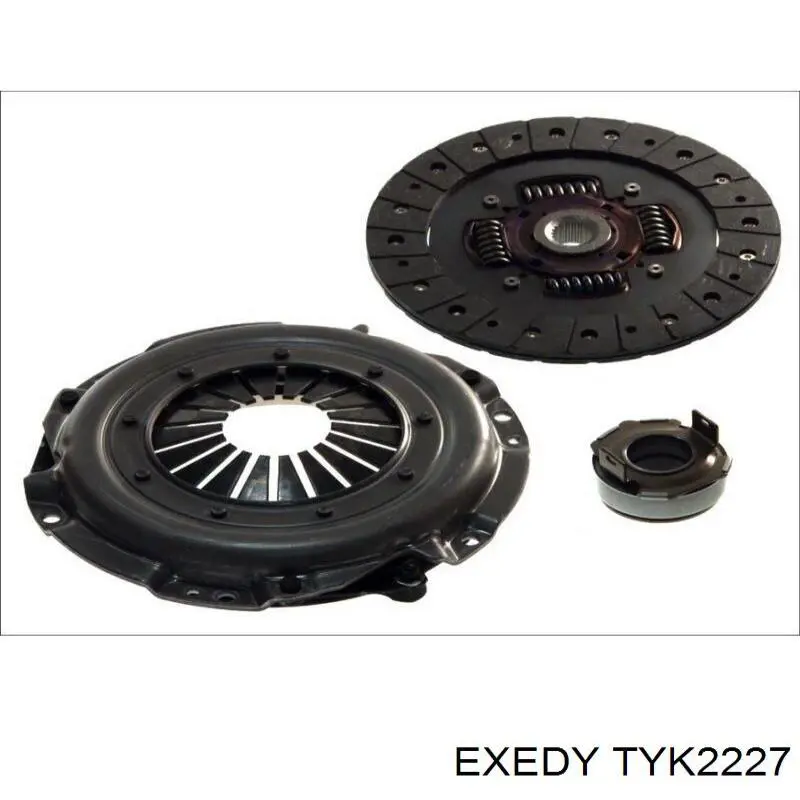 Купити TYK2227 Exedy Комплект зчеплення (диск, корзина, підшипник)