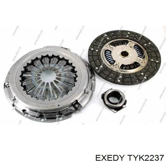Купити TYK2237 Exedy Комплект зчеплення (диск, корзина, підшипник)