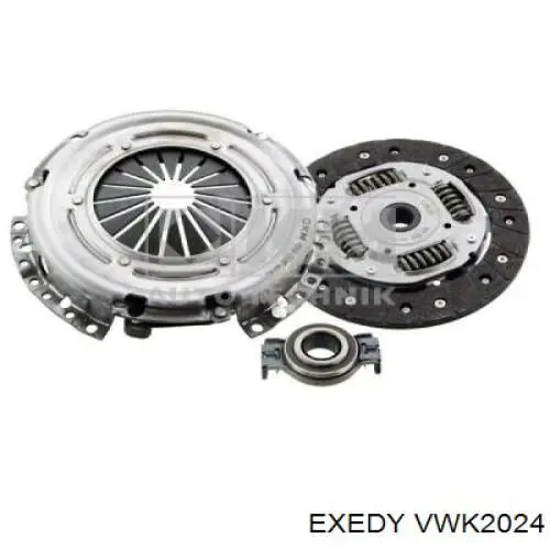 Комплект зчеплення (3 частини) Exedy VWK2024 ціна, від 71.34 USD