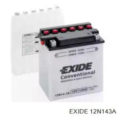 Батарея акумуляторна Exide 12N143A ціна, від 56.87 USD