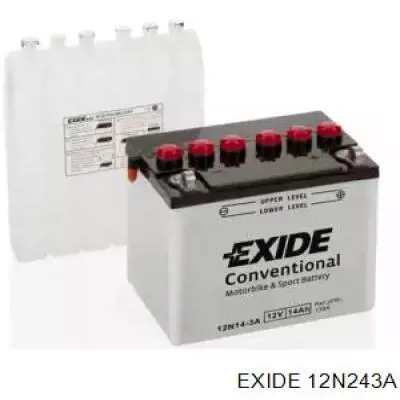 Батарея акумуляторна Exide 12N243A ціна, від 97.60 USD