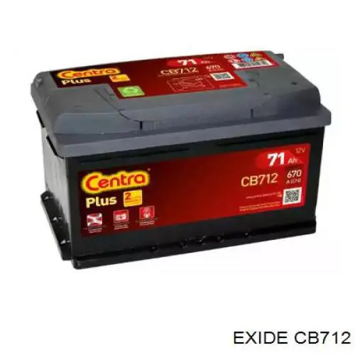 Батарея акумуляторна Exide CB712 ціна, від 120.50 USD