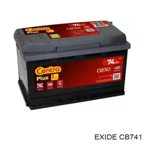 Батарея акумуляторна Exide CB741 ціна, від 130.35 USD