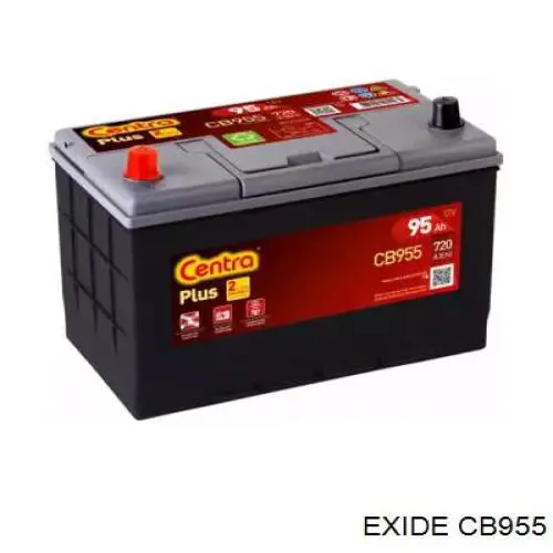 Батарея акумуляторна Exide CB955 ціна, від 177.55 USD