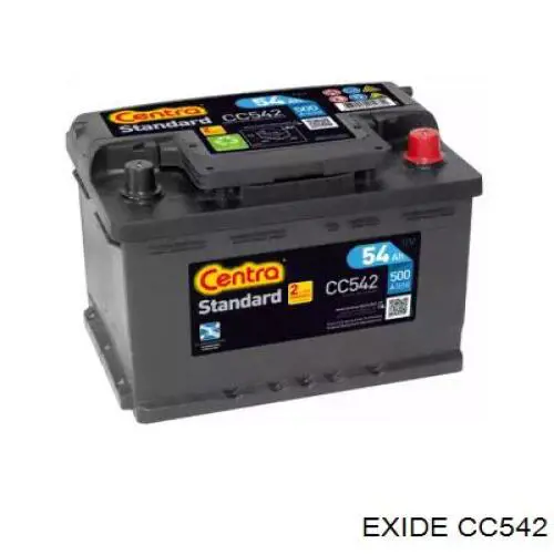 Батарея акумуляторна Exide CC542 ціна, від 96.69 USD