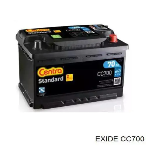 Батарея акумуляторна Exide CC700 ціна, від 119.32 USD