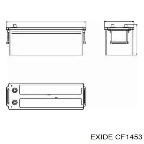 CF1453 Exide Авто акумулятор