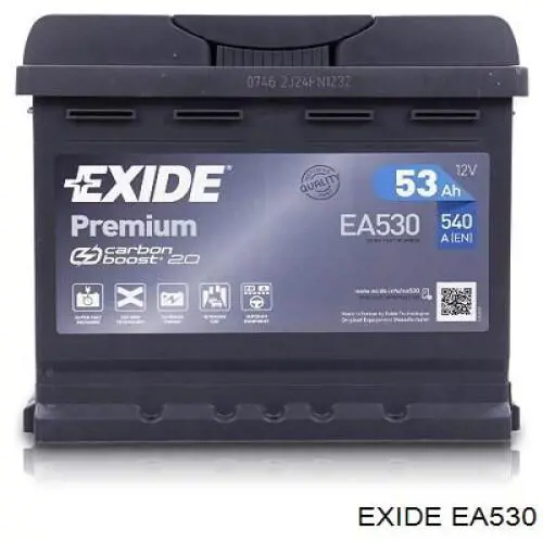 Акумуляторна батарея, АКБ Exide EA530