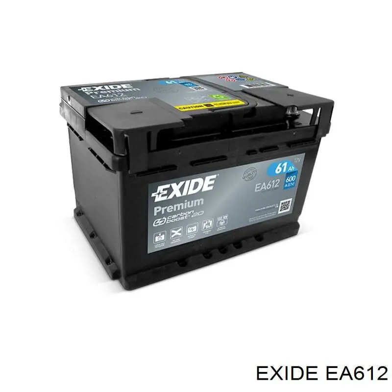 EA612 Exide Авто акумулятор