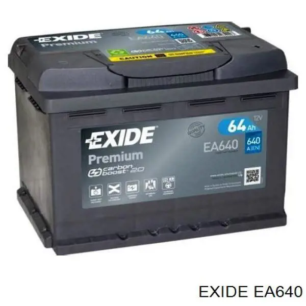 Акумуляторна батарея, АКБ EA640 Exide