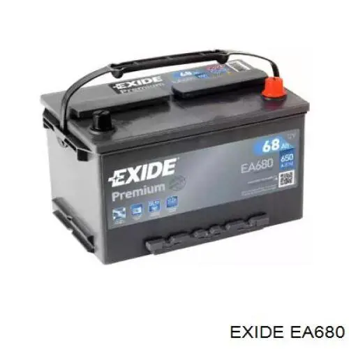 EA680 Exide Авто акумулятор