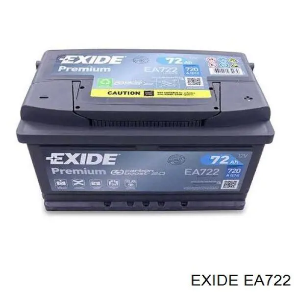 Акумуляторна батарея, АКБ Exide EA722