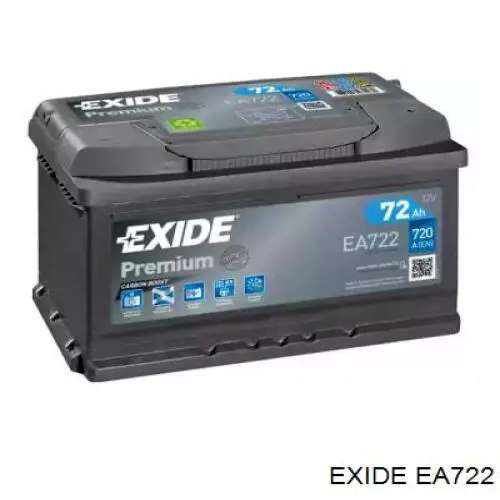 Батарея акумуляторна Exide EA722 ціна, від 104.39 USD