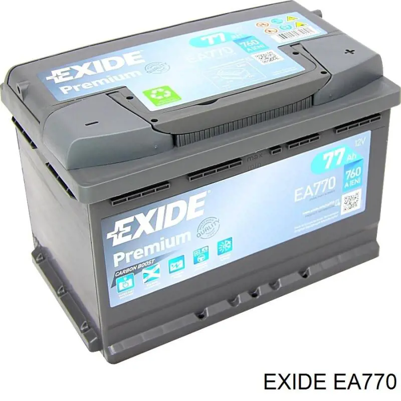 Акумуляторна батарея, АКБ EA770 Exide