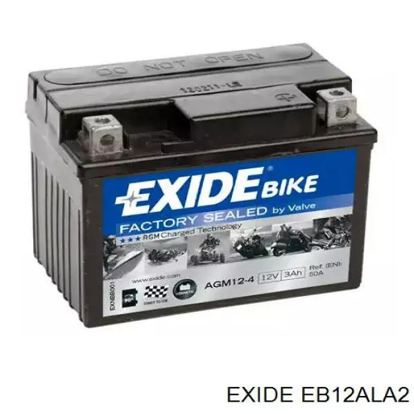 Купити Акумулятор Exide 12 А/г (EB12ALA2)