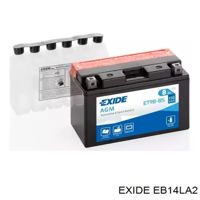 Купити EB14LA2 Exide Автомобільна батарея