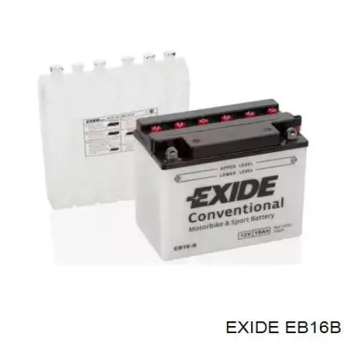 EB16B Exide Авто акумулятор