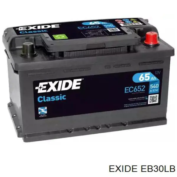 EB30LB Exide акумуляторна батарея, акб