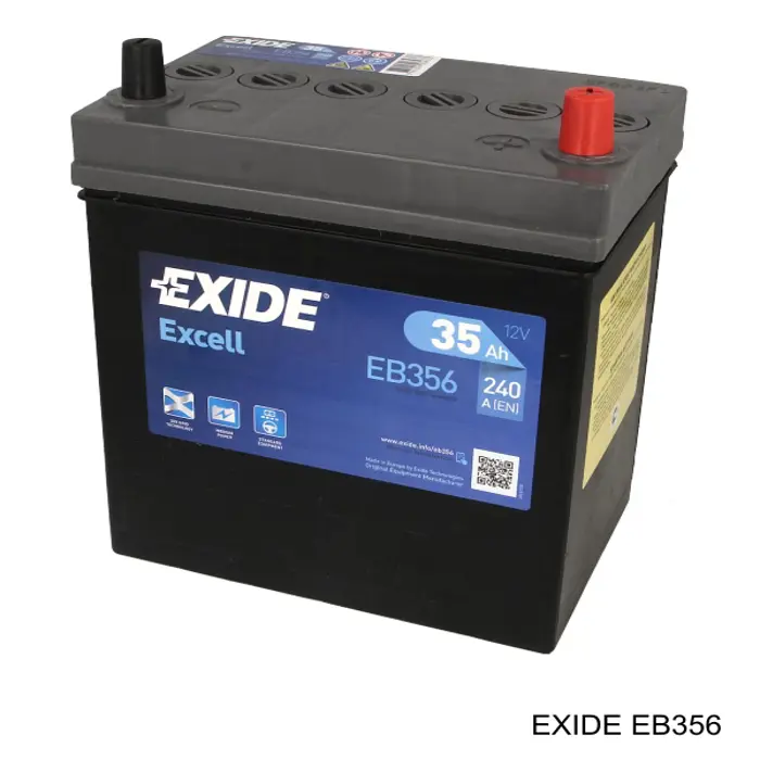 Акумуляторна батарея, АКБ Exide EB356