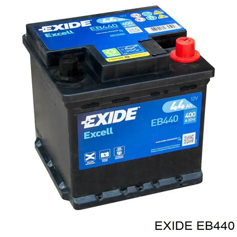 Акумуляторна батарея, АКБ Exide EB440